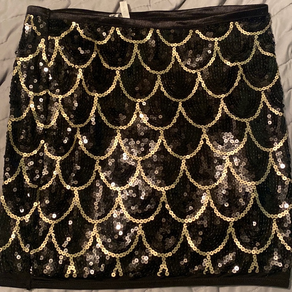 Cute dressy sequined mini skirt